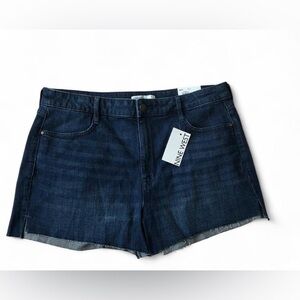 NWT Nine West Women's Blue Jean Shorts Size 14